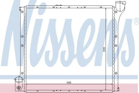 Радiатор NISSENS 65221