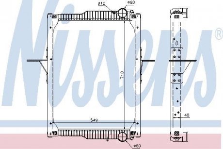 Радіатор NISSENS 65475