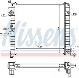 Радиатор NISSENS 65518