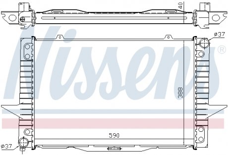 Радиатор NISSENS 65536A (фото 1)