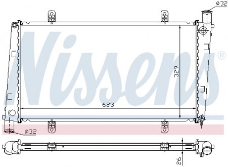 Радиатор NISSENS 65551A