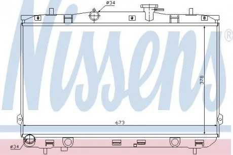 Радіатор NISSENS 67024