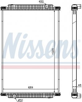 Радиатор NISSENS 67196