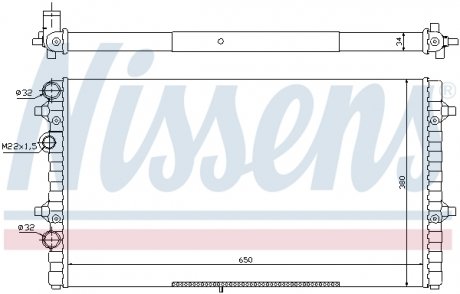 Радиатор NISSENS 67302