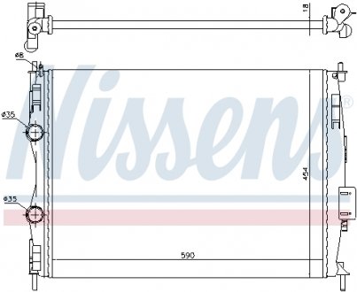 Радиатор NISSENS 67368