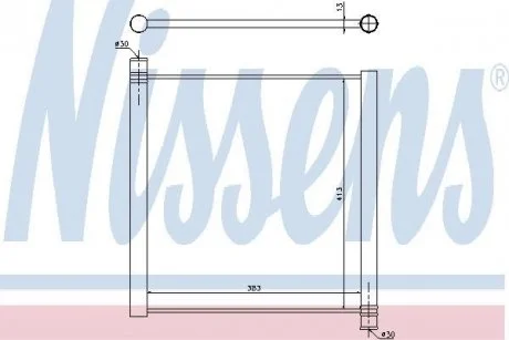 Фото радиатор, охлаждение двигателя NISSENS 68451 Радиатор, охлаждение двигателя NISSENS 68451