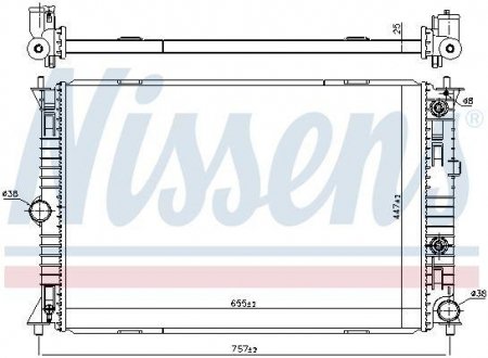 Прокладання впускного колектора NISSENS 68541