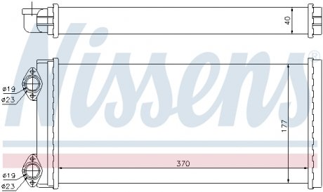 Радиатор печки NISSENS 71928