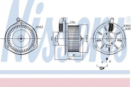 Dmuchawa DYNA 01-.. NISSENS 87163