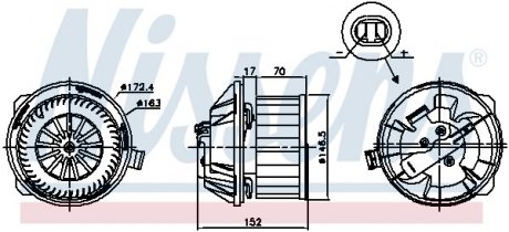 DMUCHAWA CITROEN C5 00- NISSENS 87228