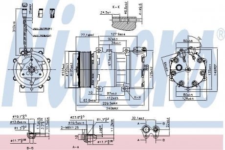 Компресор кондиціонера NISSENS 890022