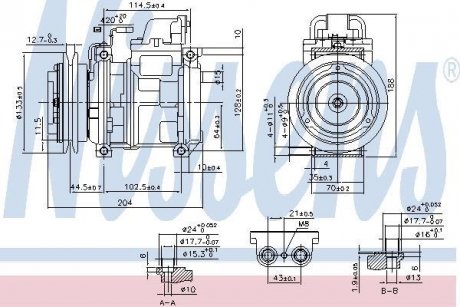 Компрессор кондиционера NISSENS 890028