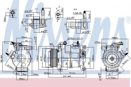 Компрессор кондиционера NISSENS 890169