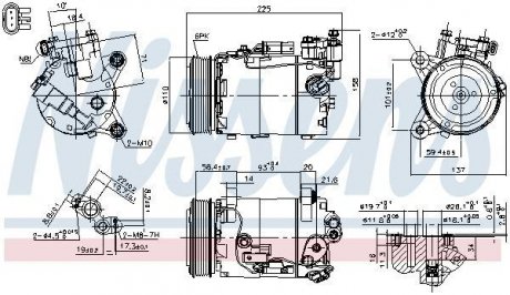 Компресор кондиціонера First Fit NISSENS 890600 (фото 1)