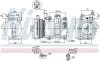 Компрессор кондиционера HYUNDAI NISSENS 890683 (фото 1)