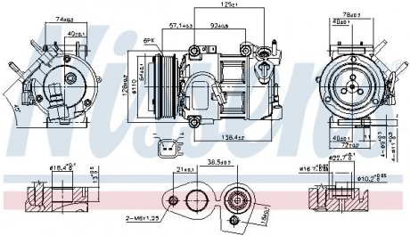 Компресор кондиціонера First Fit NISSENS 890693