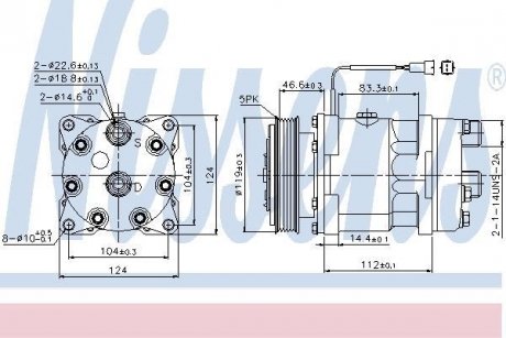 Компрессор кондиционера NISSENS 89171