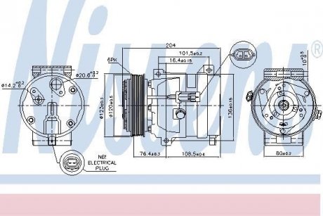 Компрессор кондиционера NISSENS 89217