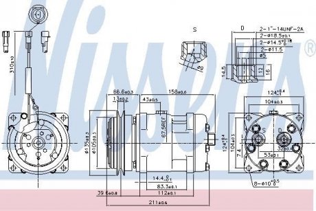 Компресор кондиціонера NISSENS 89220