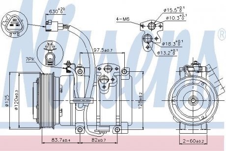 Компресор кондиціонера NISSENS 89376