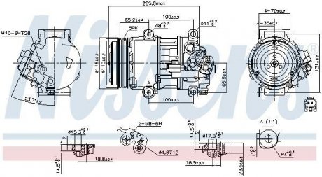 Компресор кондиціонера NISSENS 89479