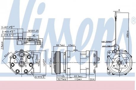 KOMPRESOR KLIMAT. NISSENS 89489