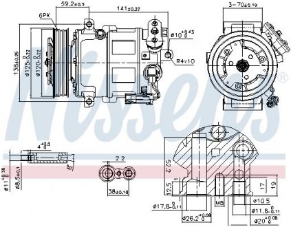 Компресор кондиціонера First Fit NISSENS 89497