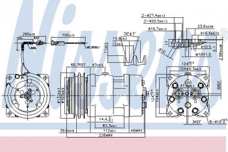 Компрессор кондиционера NISSENS 899927