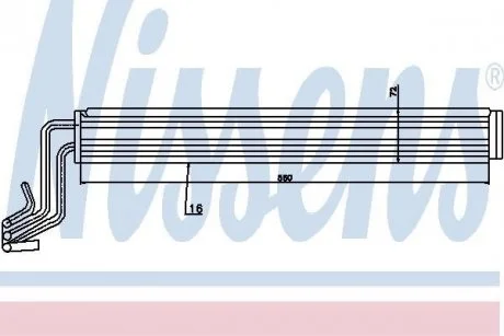 Фото масляный радиатор, рулевое управление NISSENS 90633 Масляный радиатор, рулевое управление NISSENS 90633