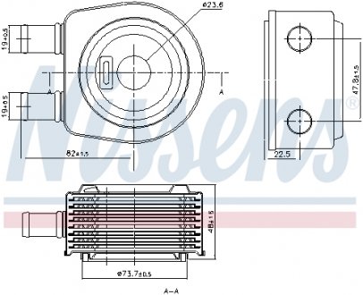 Радиатор смазки NISSENS 90798