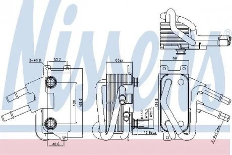 Радиатор масла NISSENS 90839