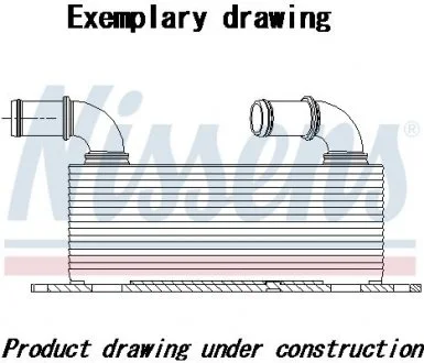 Масляний радіатор (78x53x128мм, кількість ребер: 8) MERCEDES ATEGO, ATEGO 2, CITARO 2, LK/LN2, OH, UNIMOG, UNIMOG 405 HEAVY, VARIO, VARIO (B667, B670, B668) OM900.911-OM924.988 01.70- NISSENS 91140