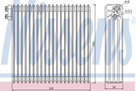 Испаритель кондиционера NISSENS 92213