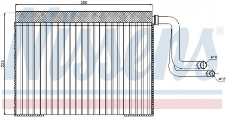 Испаритель NISSENS 92268