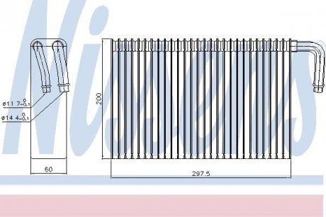 Испаритель, кондиционер NISSENS 92298