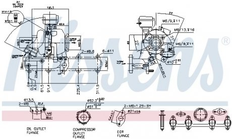 Турбокомпресор NISSENS 93068