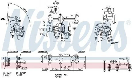Турбина NISSENS 93095