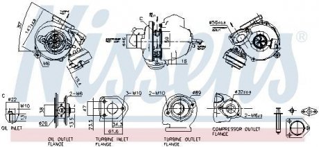 TURBOSPRКЇARKA BMW 3 E46 2,0TD 01- X3 E83 04- NISSENS 93140