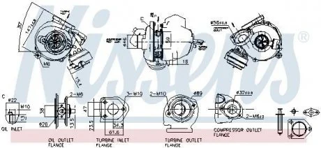 Фото turbosprкїarka bmw 3 e46 2,0td 01- x3 e83 04- NISSENS 93140 TURBOSPRКЇARKA BMW 3 E46 2,0TD 01- X3 E83 04- NISSENS 93140