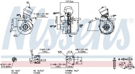 TURBOSPRКЇARKA OPEL ASTRA H 04- NISSENS 93226