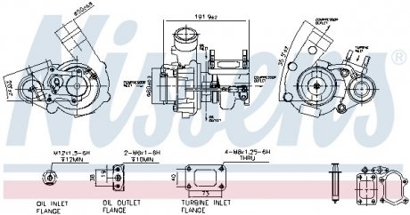 TURBOSPRКЇARKA FIAT DUCATO 3,0D 11- NISSENS 93252