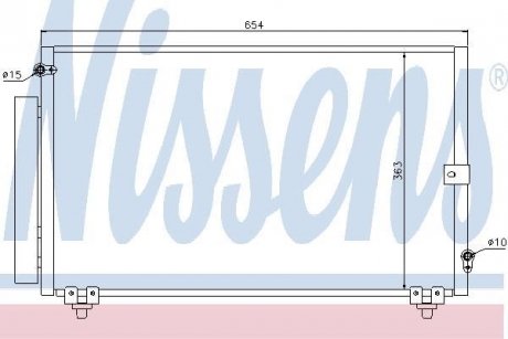 Радиатор кондиционера NISSENS 940013