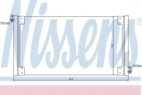 Радиатор кондиционера NISSENS 940025