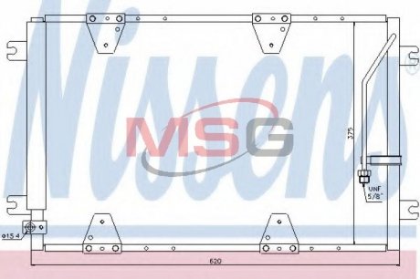 Радиатор кондиционера NISSENS 940174