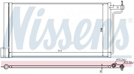 Радиатор кондиционера NISSENS 940181
