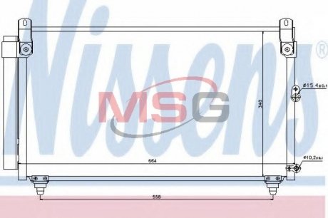 Радиатор кондиционера NISSENS 940191