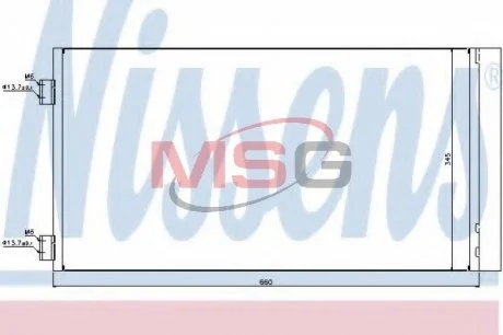 Радиатор кондиционера NISSENS 940204