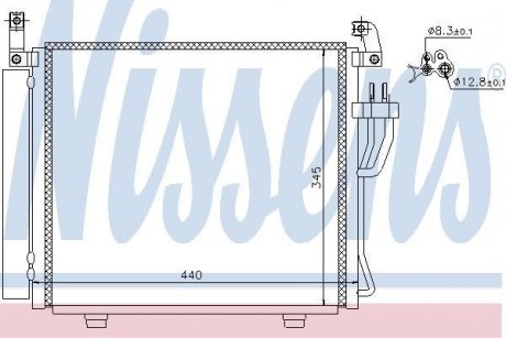 Радиатор кондиционера NISSENS 940206