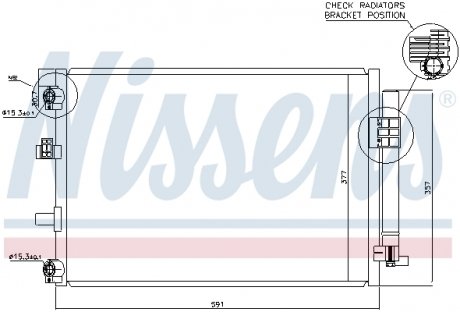 Радиатор кондиционера NISSENS 940222