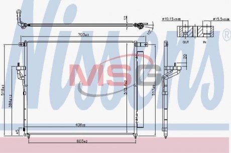 Радиатор кондиционера NISSENS 940266